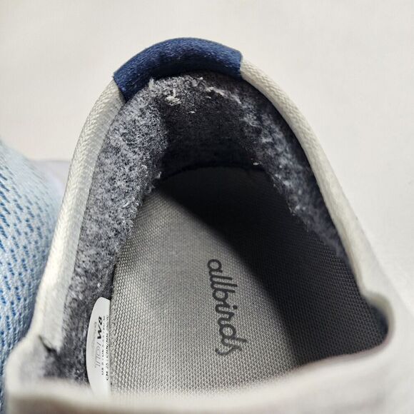 Allbirds TD Tree Dasher White Blue Running Shoes Sneakers‎ Women's Size 8 - Picture 9 of 9